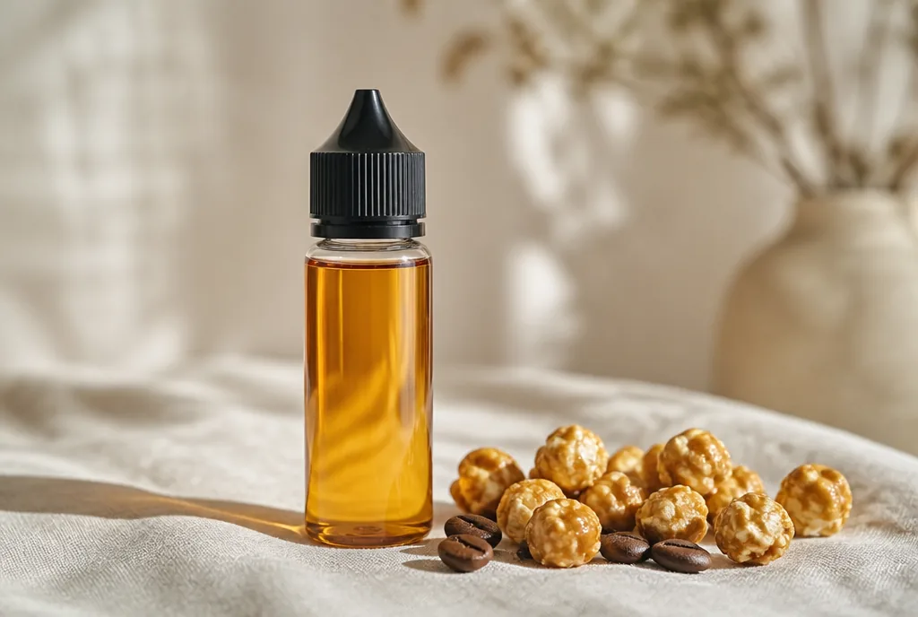 Pop Caf e-liquid, my notes on a toasted Millésime gourmand